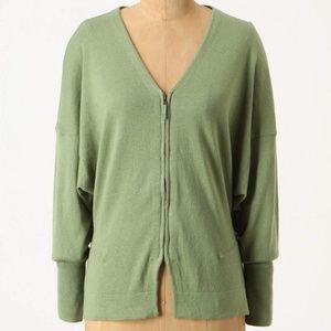 Anthropologie Field Flower Split Difference Cardi